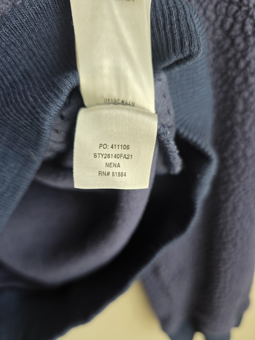 Patagonia Men's Shearling Button Fleece Pullover Navy XXL - Picture 11 of 15